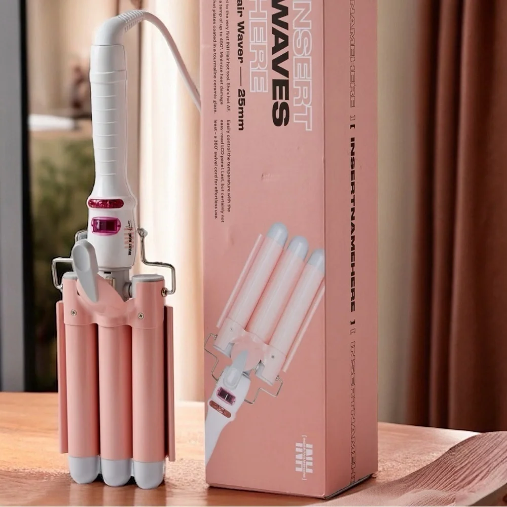 INH Insert Waves Here Deep Wave Iron NEW Pink With Box